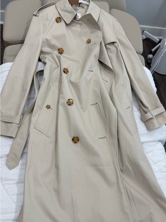 Burberry Jackets & Blazers - Burberry Light Tan Trench Coat with Check Lining